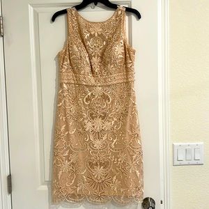 Sue Wong Beaded detailed sleeveless dress